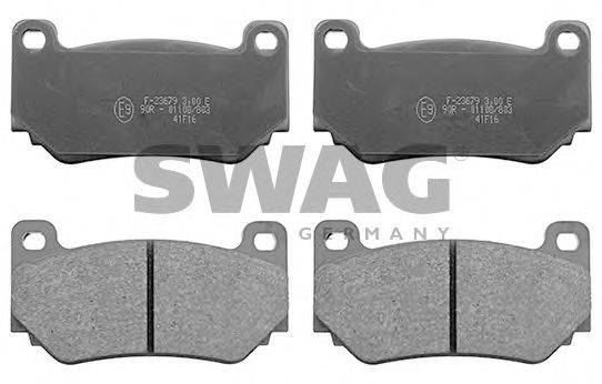 SWAG 22116203 Комплект тормозных колодок, дисковый тормоз