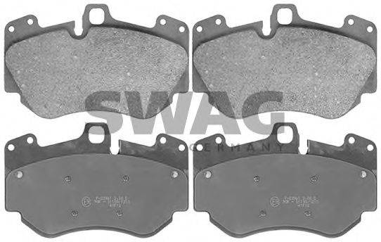 SWAG 30116027 Комплект тормозных колодок, дисковый тормоз