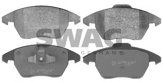 SWAG 30116210 Комплект тормозных колодок, дисковый тормоз