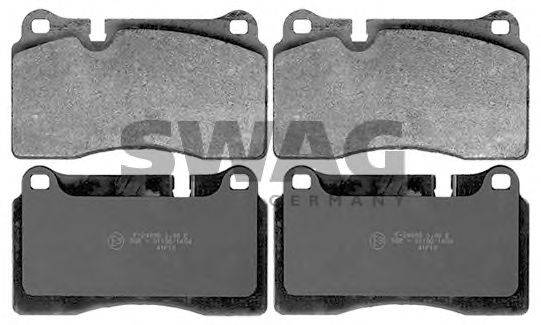 Комплект тормозных колодок, дисковый тормоз SWAG 30 11 6219