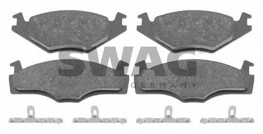 SWAG 30916005 Комплект тормозных колодок, дисковый тормоз