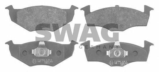 SWAG 30916006 Комплект тормозных колодок, дисковый тормоз