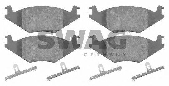 SWAG 30916011 Комплект тормозных колодок, дисковый тормоз