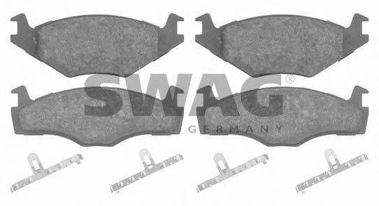 SWAG 30916012 Комплект тормозных колодок, дисковый тормоз