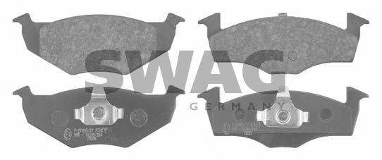 SWAG 30916044 Комплект тормозных колодок, дисковый тормоз