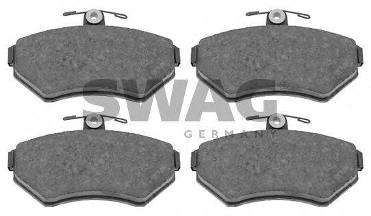 SWAG 30916046 Комплект тормозных колодок, дисковый тормоз