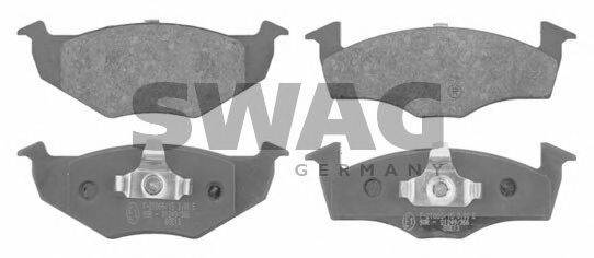 SWAG 30916072 Комплект тормозных колодок, дисковый тормоз