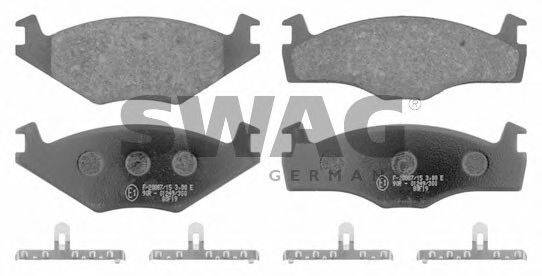 SWAG 30916076 Комплект тормозных колодок, дисковый тормоз