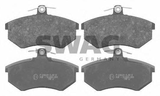 SWAG 30916078 Комплект тормозных колодок, дисковый тормоз