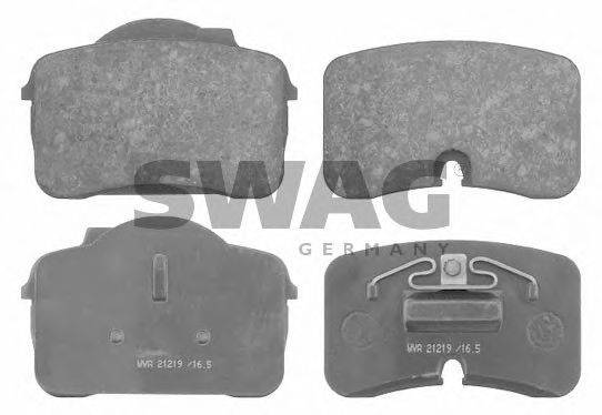 SWAG 30916132 Комплект тормозных колодок, дисковый тормоз