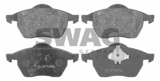 SWAG 30916280 Комплект тормозных колодок, дисковый тормоз