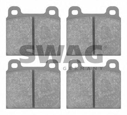 SWAG 30916300 Комплект тормозных колодок, дисковый тормоз