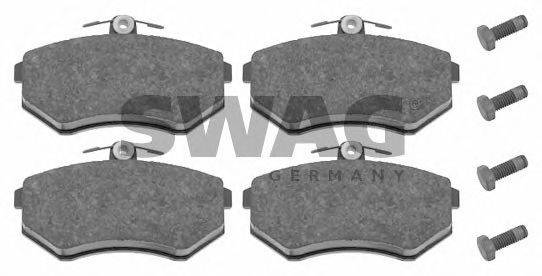 SWAG 30916308 Комплект тормозных колодок, дисковый тормоз