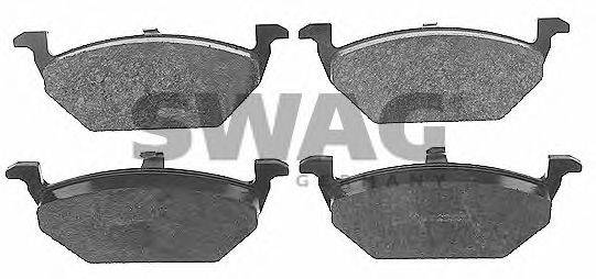 SWAG 30916328 Комплект тормозных колодок, дисковый тормоз