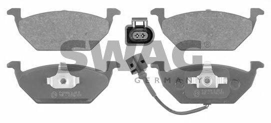 SWAG 30916332 Комплект тормозных колодок, дисковый тормоз
