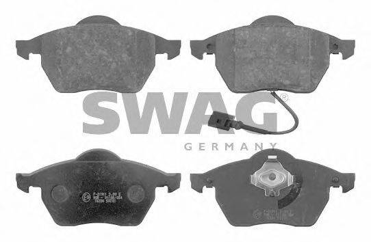 Комплект тормозных колодок, дисковый тормоз SWAG 30 91 6334