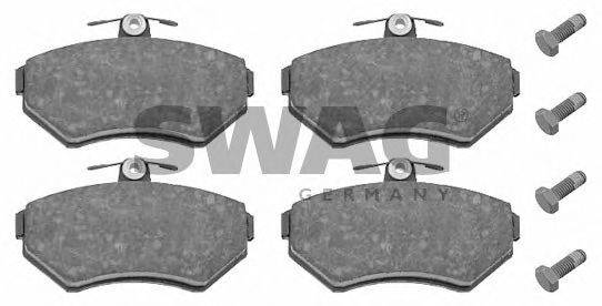 Комплект тормозных колодок, дисковый тормоз SWAG 30 91 6336