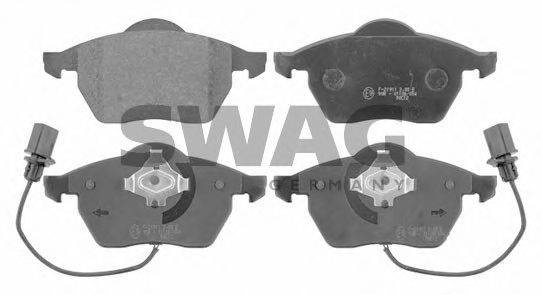 SWAG 30916447 Комплект тормозных колодок, дисковый тормоз