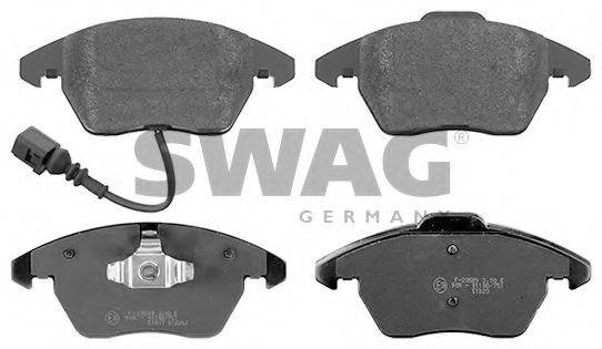 SWAG 30916502 Комплект тормозных колодок, дисковый тормоз