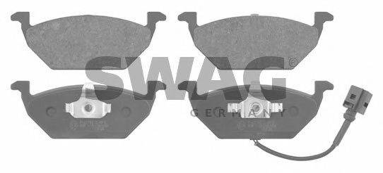 SWAG 30916617 Комплект тормозных колодок, дисковый тормоз