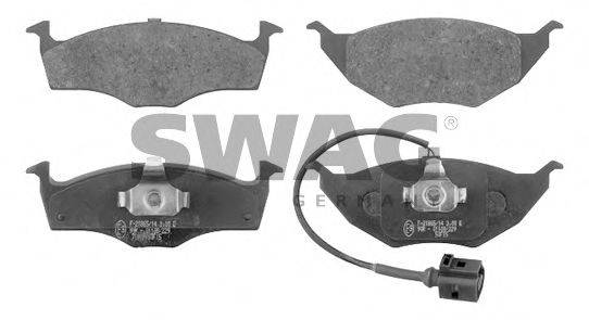 SWAG 30916620 Комплект тормозных колодок, дисковый тормоз