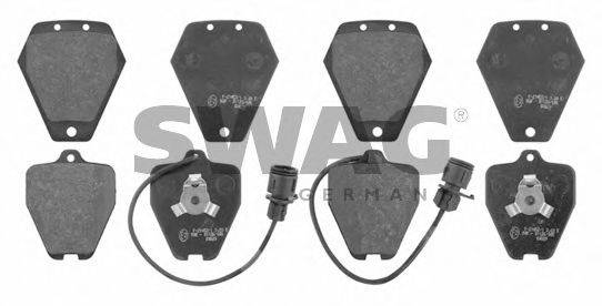 SWAG 30916999 Комплект тормозных колодок, дисковый тормоз