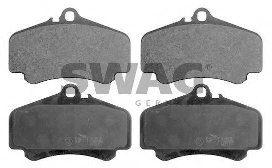 SWAG 38916752 Комплект тормозных колодок, дисковый тормоз