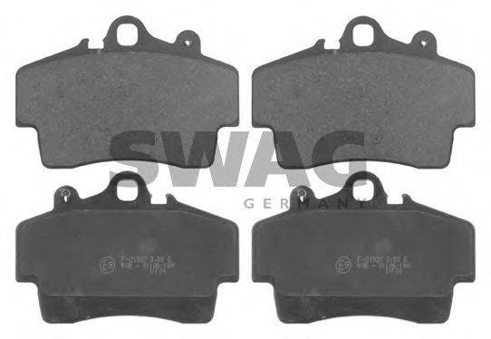 SWAG 38916759 Комплект тормозных колодок, дисковый тормоз