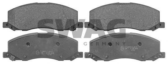 SWAG 40116149 Комплект тормозных колодок, дисковый тормоз