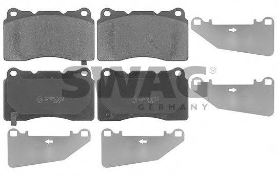 SWAG 40116151 Комплект тормозных колодок, дисковый тормоз