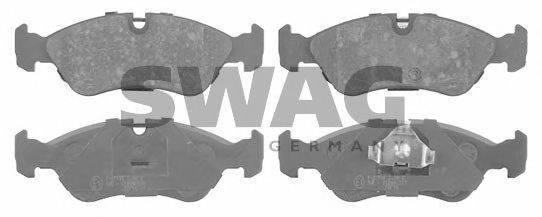 SWAG 40916030 Комплект тормозных колодок, дисковый тормоз