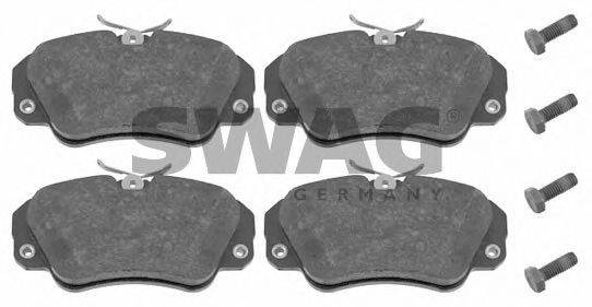 SWAG 40916031 Комплект тормозных колодок, дисковый тормоз
