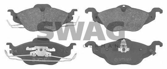 SWAG 40916233 Комплект тормозных колодок, дисковый тормоз