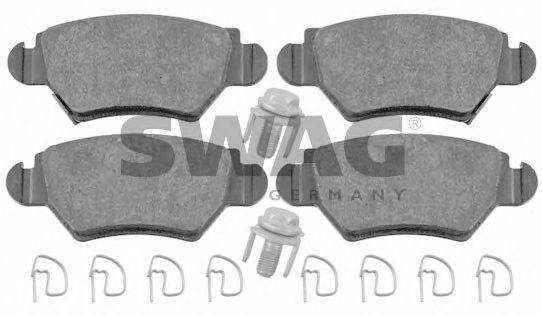 SWAG 40916445 Комплект тормозных колодок, дисковый тормоз
