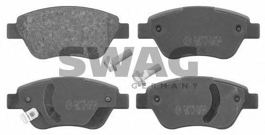 SWAG 40916627 Комплект тормозных колодок, дисковый тормоз