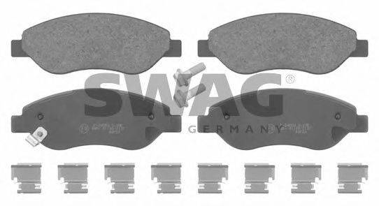 SWAG 40916698 Комплект тормозных колодок, дисковый тормоз