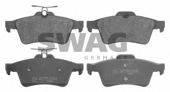 SWAG 40916744 Комплект тормозных колодок, дисковый тормоз