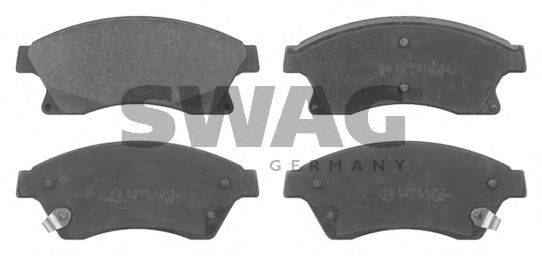 SWAG 40916789 Комплект тормозных колодок, дисковый тормоз