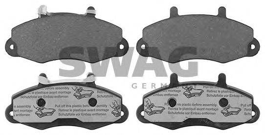 SWAG 50116069 Комплект тормозных колодок, дисковый тормоз