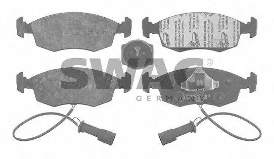 Комплект тормозных колодок, дисковый тормоз SWAG 50 91 6022