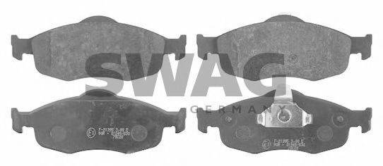 SWAG 50916202 Комплект тормозных колодок, дисковый тормоз