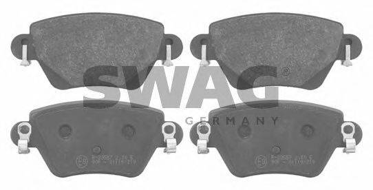 SWAG 50916426 Комплект тормозных колодок, дисковый тормоз