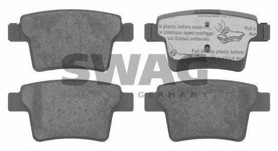 SWAG 50916571 Комплект тормозных колодок, дисковый тормоз
