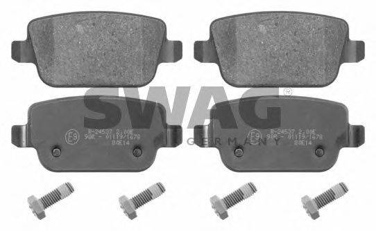 SWAG 50916642 Комплект тормозных колодок, дисковый тормоз