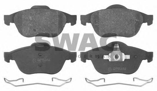 SWAG 60916427 Комплект тормозных колодок, дисковый тормоз