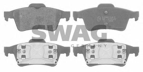 SWAG 60916428 Комплект тормозных колодок, дисковый тормоз