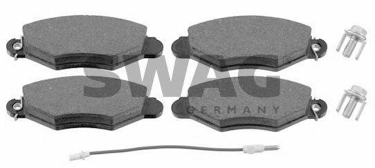 SWAG 60916441 Комплект тормозных колодок, дисковый тормоз