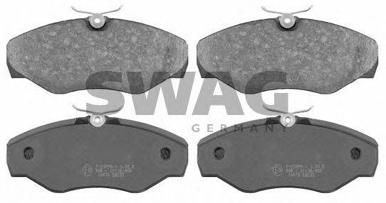 SWAG 60916473 Комплект тормозных колодок, дисковый тормоз