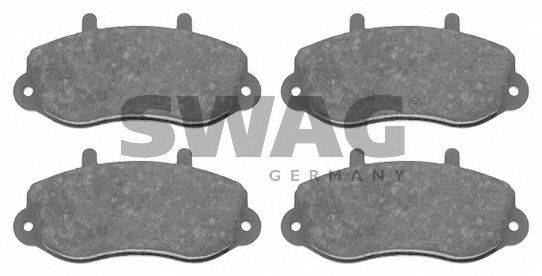 SWAG 60916494 Комплект тормозных колодок, дисковый тормоз