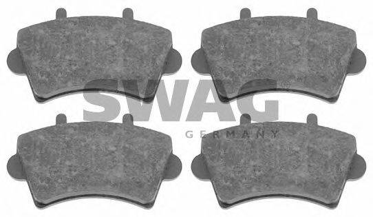 SWAG 60916495 Комплект тормозных колодок, дисковый тормоз